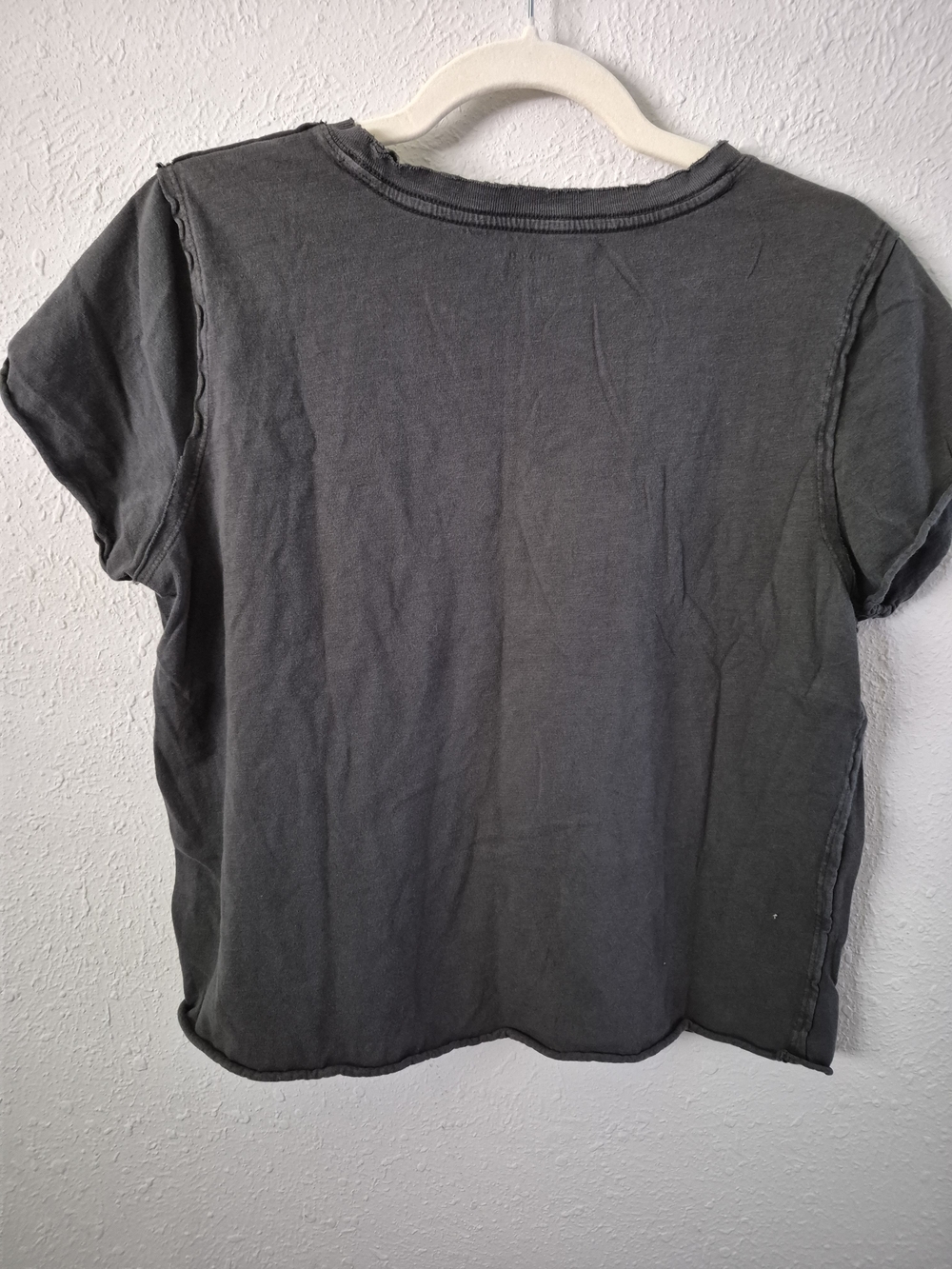 Anthropologie Charcoal Graphic Tee with 'Enjoy The Journey' Print Size S - Picture 7 of 7